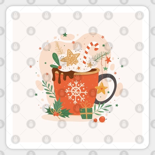 Cup of cocoa Sticker by AmandaGJ9t3